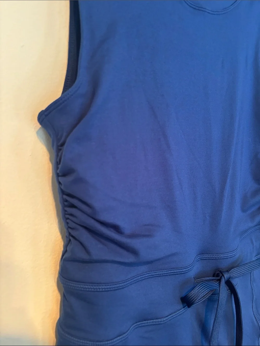 NWOT Free People Movement Women's Royal Blue Easy Does It Dress in size Large